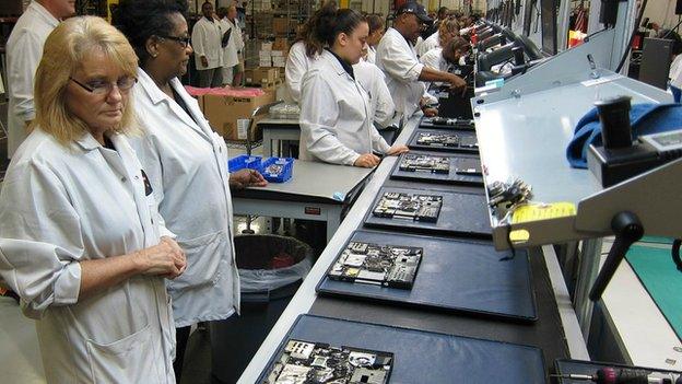 Lenovo's first assembly line in the USA