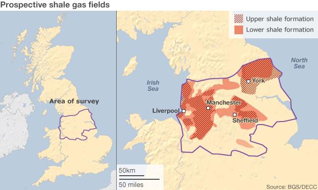 Shale gas map