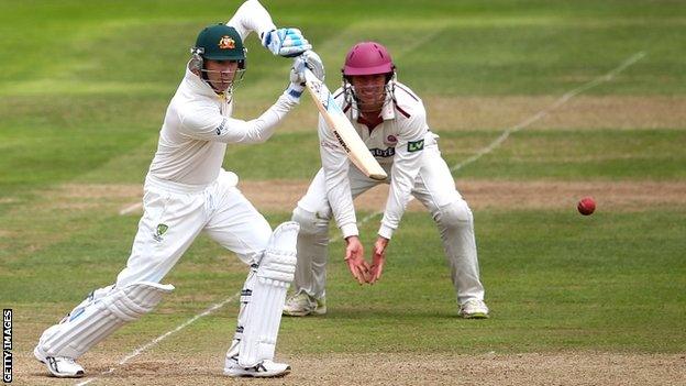 Australia captain Michael Clarke back in action against Somerset