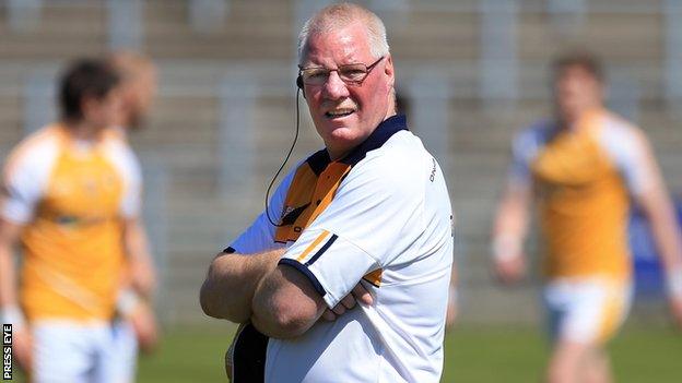 Antrim manager Frank Dawson