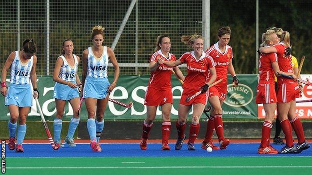 England women's hockey teams