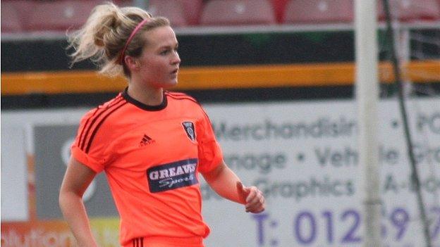 Glasgow City player Emily Thomson