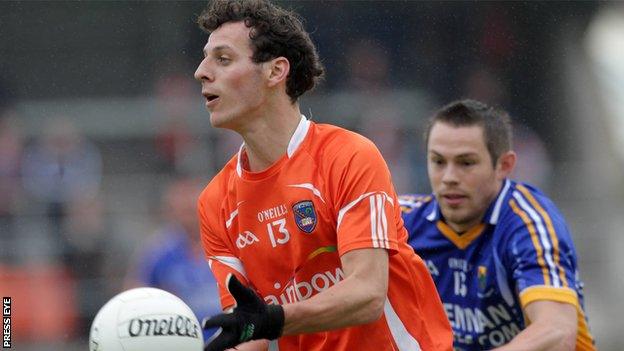 Armagh's Jamie Clarke in action against Wicklow