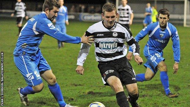 Bala Town midfielder Mark Jones won two caps for Wales