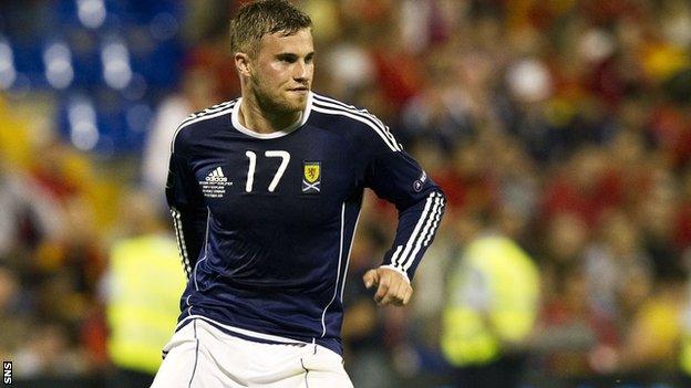 Scotland striker David Goodwillie