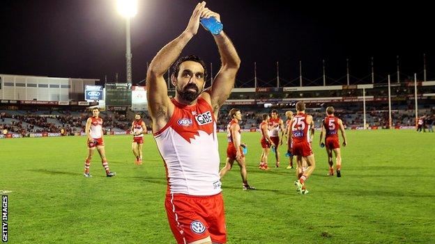 Adam Goodes will star in AFL's international rules team in Ireland