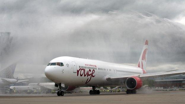 Air canada rouge aircraft