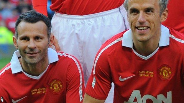 Manchester United: Ryan Giggs and Phil Neville