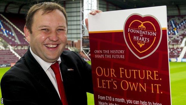 Foundation of Hearts chairman Ian Murray MP