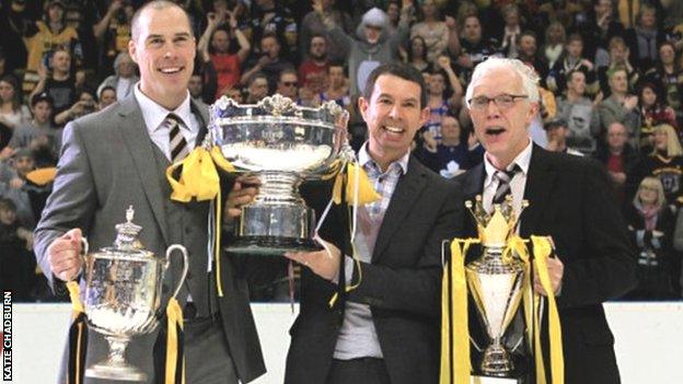 Neil Black (centre) with Corey Neilson & Gary Moran