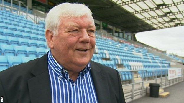 Exeter chief executive Tony Rowe.