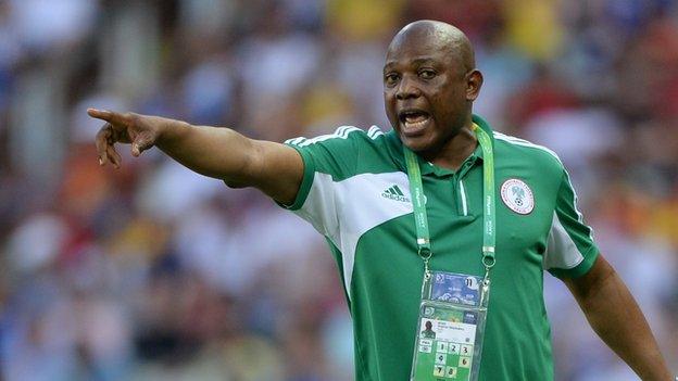 Nigeria coach Stephen Keshi