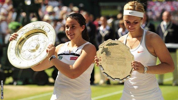 Marion Bartoli and Pat Cash