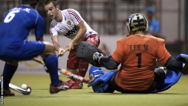 England hockey player Nick Catlin