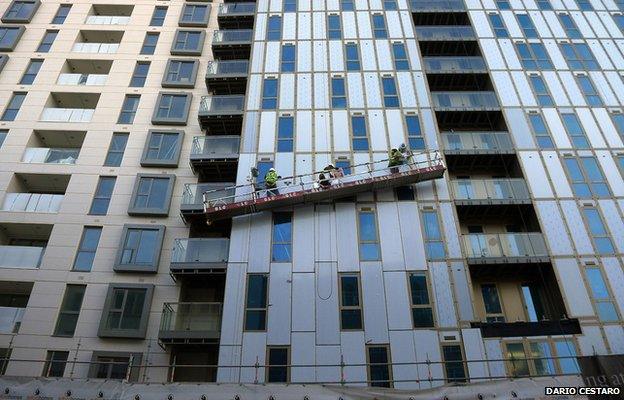 Cleaning a block of flats