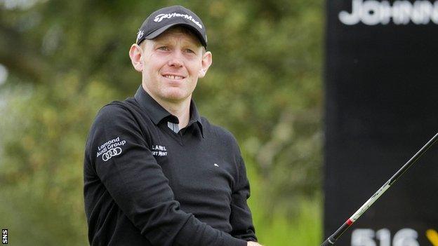 Scottish golfer Stephen Gallacher