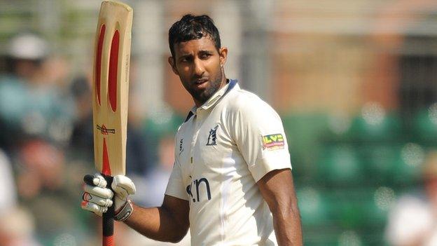 Varun Chopra reaches his century