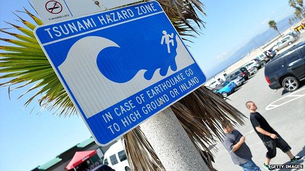 Tsunami sign