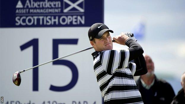 Marc Warren at last year's Scottish Open