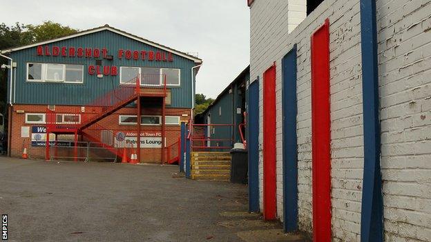 Aldershot Town's EBB Stadium