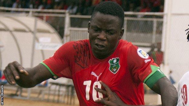 Malawi captain Joseph Kamwendo