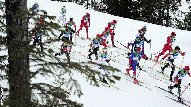 Cross Country Skiiers