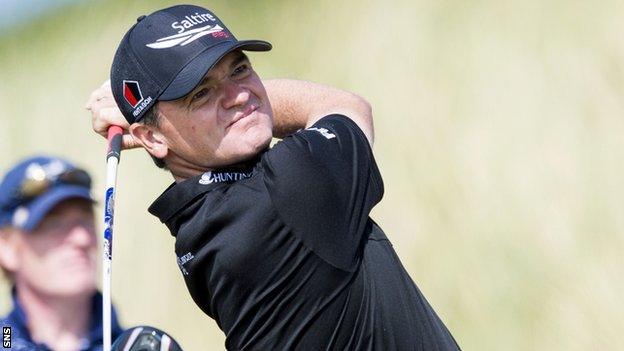 Scottish golfer Paul Lawrie