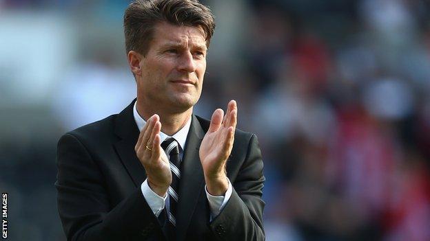 Swansea City manager Michael Laudrup