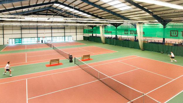 Cardiff indoor tennis centre . Pic: Virgin Active