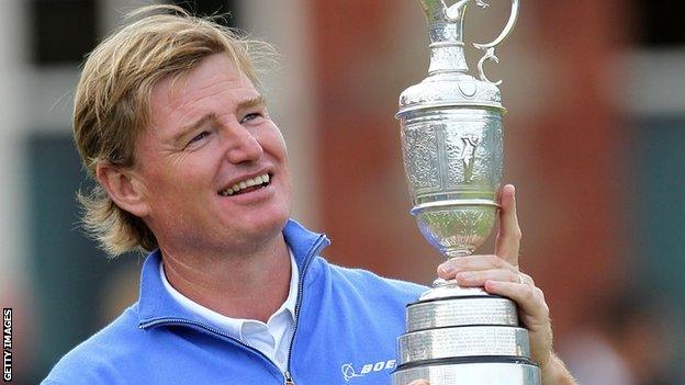 Ernie Els wins Open in 2012