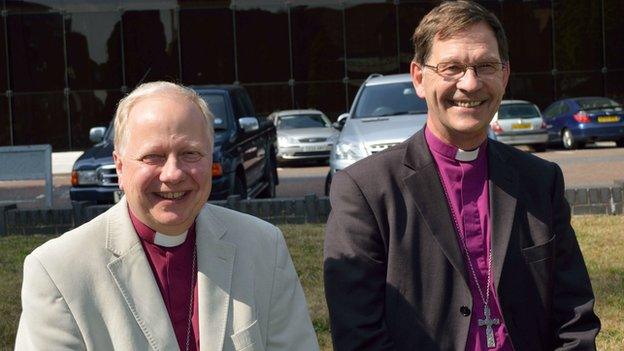 Bishop David Thomson and Bishop Nigel Stock