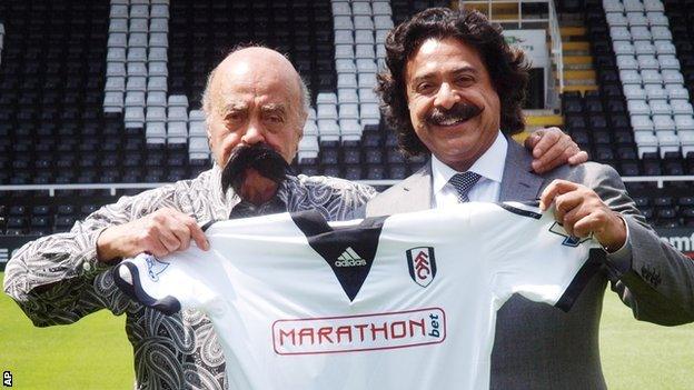 Mohamed Al Fayed (left) and Shahid Khan