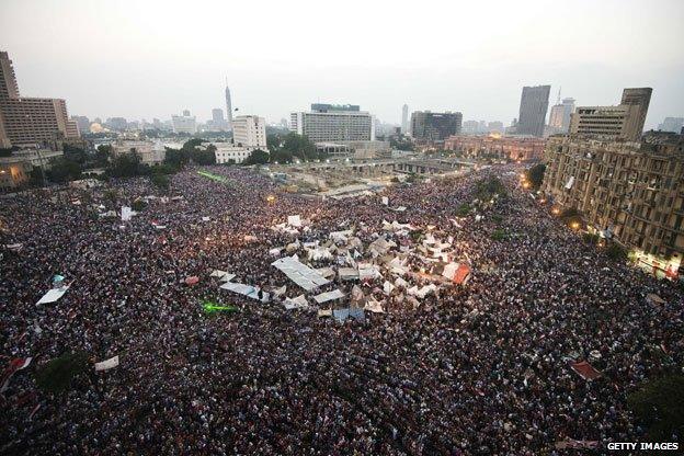 Tahrir Square, 3 july 2013