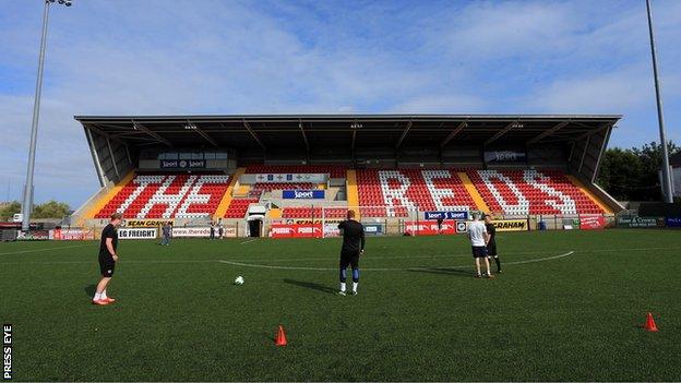 Cliftonville's Solitude ground in north Belfast