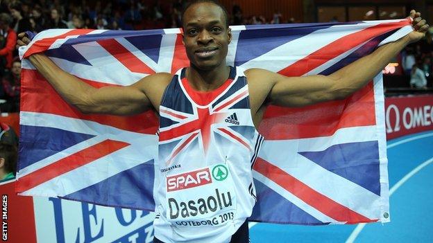 James Dasaolu can run faster, according to GB performance director Neil Black