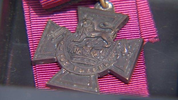 Victoria Cross awarded to Pte Herbert Columbine