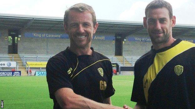 Gary Rowett (left) and Rory Delap