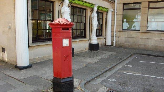 Penfold pillar box in Montpellier Walk in Cheltenham