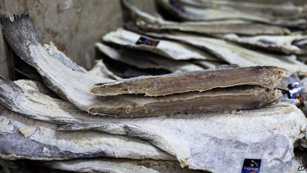 Dried cod