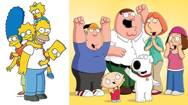 The Simpsons and Family Guy