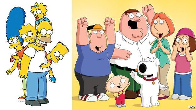 The Simpsons and Family Guy