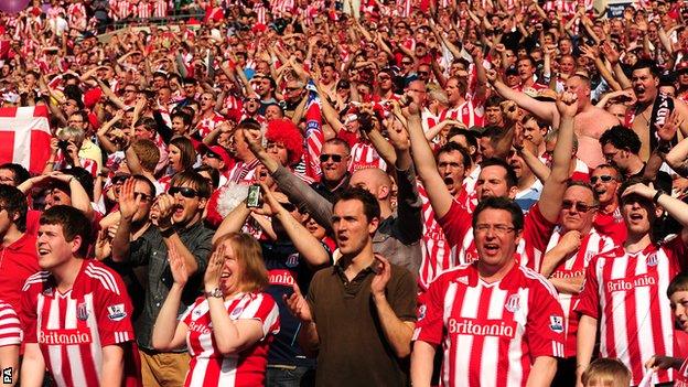 Stoke City fans