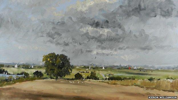 From the Horning Road (detail) by Kieron Williamson