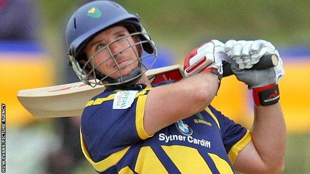 Jim Allenby hits out for Glamorgan