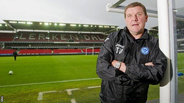 St Johnstone manager Tommy Wright