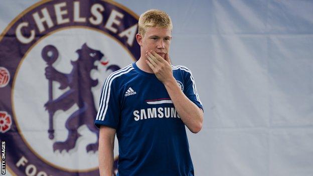 Chelsea striker Kevin De Bruyne