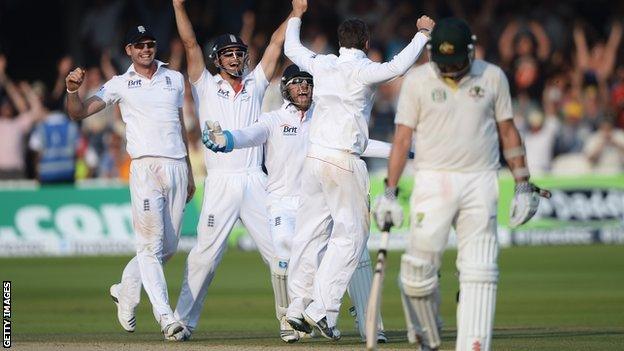 England celebrate