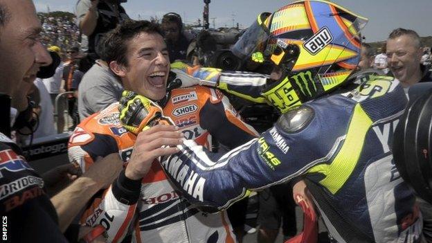 Marc Marquez & Valentino Rossi