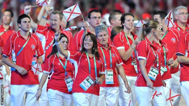 Jersey team at the 2010 Commonwealth Games