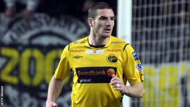 Elfsborg striker James Keene